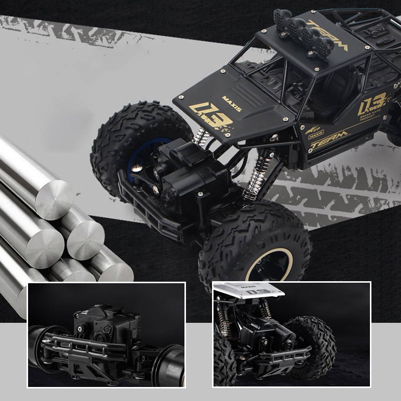 🔥Hot Sale🔥Children Alloy Climbing Four-wheel Drive RC Car-⚡Dual high-powered magnetic motors (powerful)